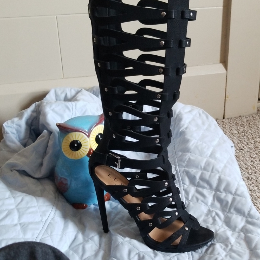 Justfab gladiator heel